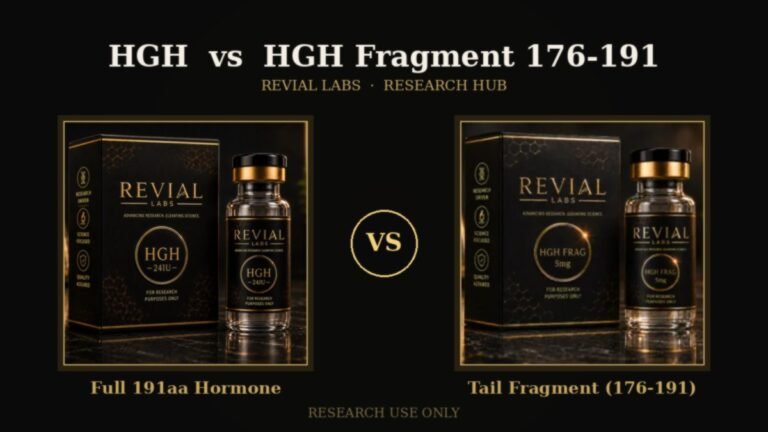 HGH vs HGH Fragment 176-191 comparison — Revial Labs research products