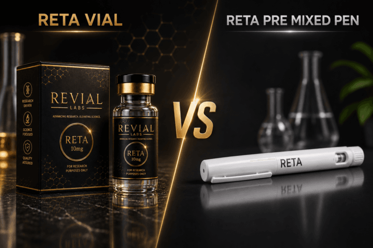 Pre-Mixed Peptide Pens vs Lyophilised Vials: A Stability Comparison