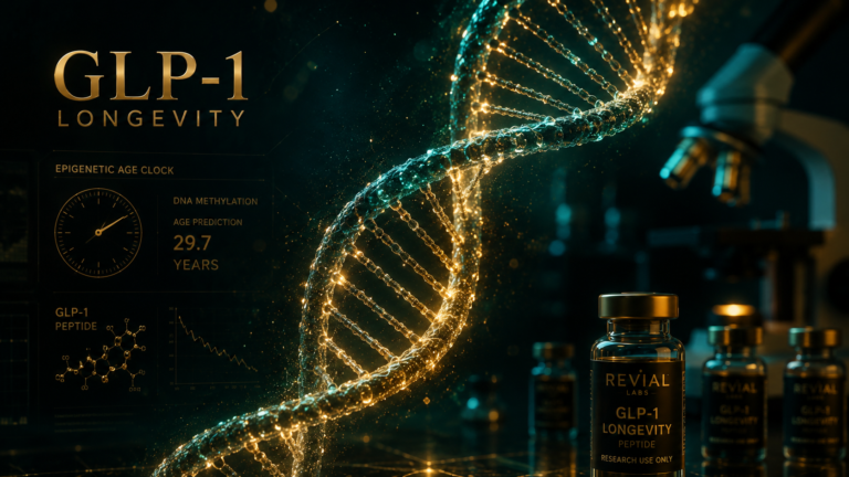 GLP-1 peptides longevity epigenetic research