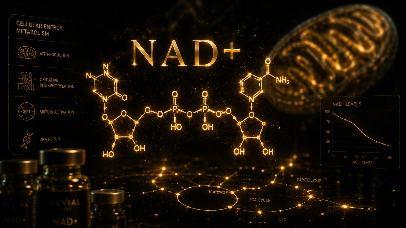 NAD+ coenzyme longevity research